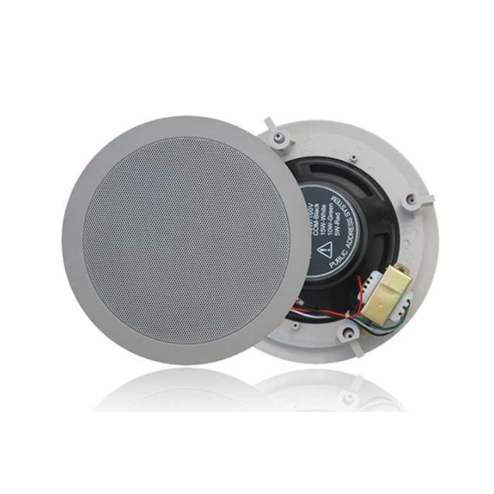ZY611CBZ  6寸10W定阻蓝牙无线吸顶（一托一主箱，开孔尺寸Ф166mm*76mm，DC12-24V）